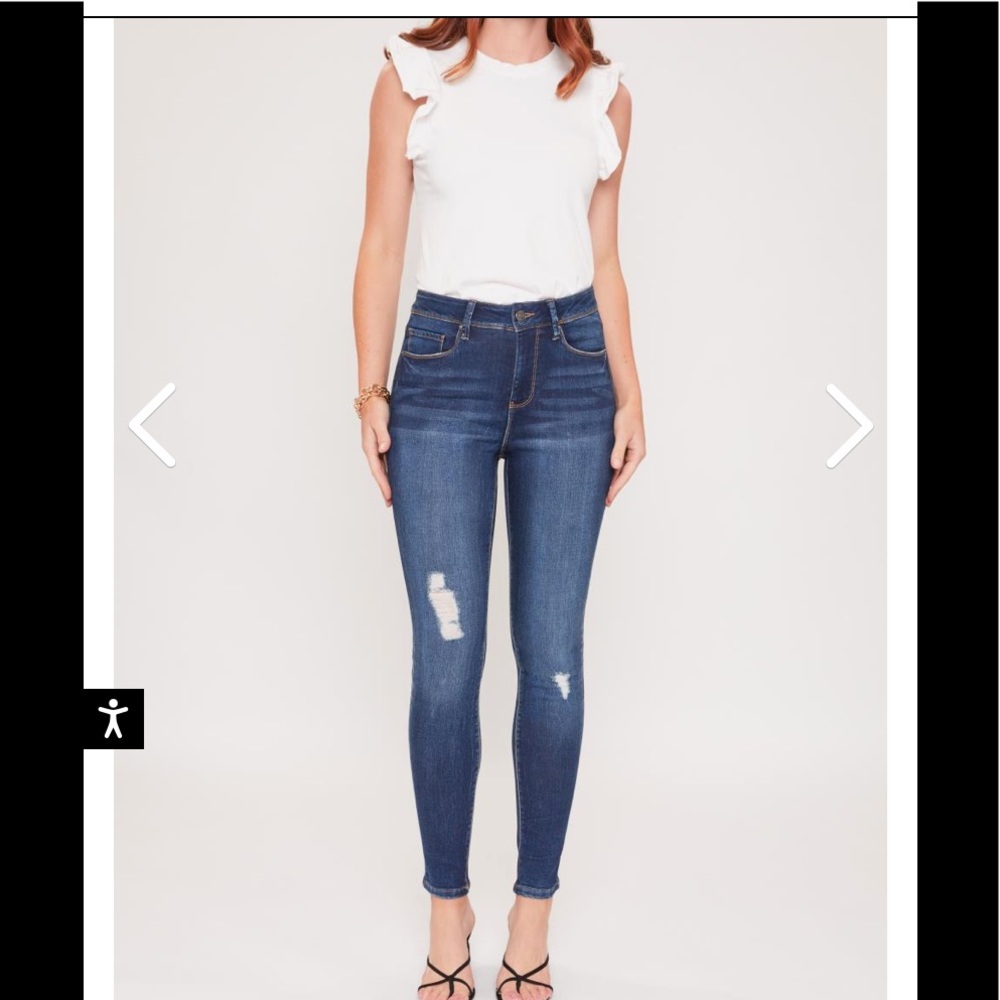 15. Royalty For Me Vintage Stretch Slim Straight Jeans